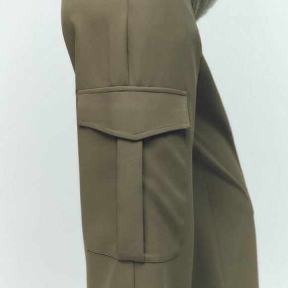 STRAIGHT LEG CARGO PANTS - Picture 5 of 10